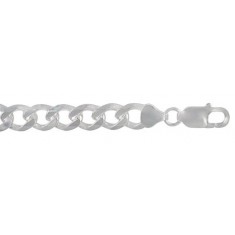 4.5mm Curb Chain, 7" - 28" Length, Sterling Silver